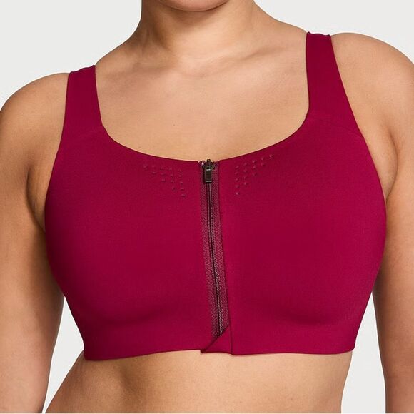 🔥Victoria's Secret Red Seamless Sports Bra Sz 38C New - Picture 1 of 5